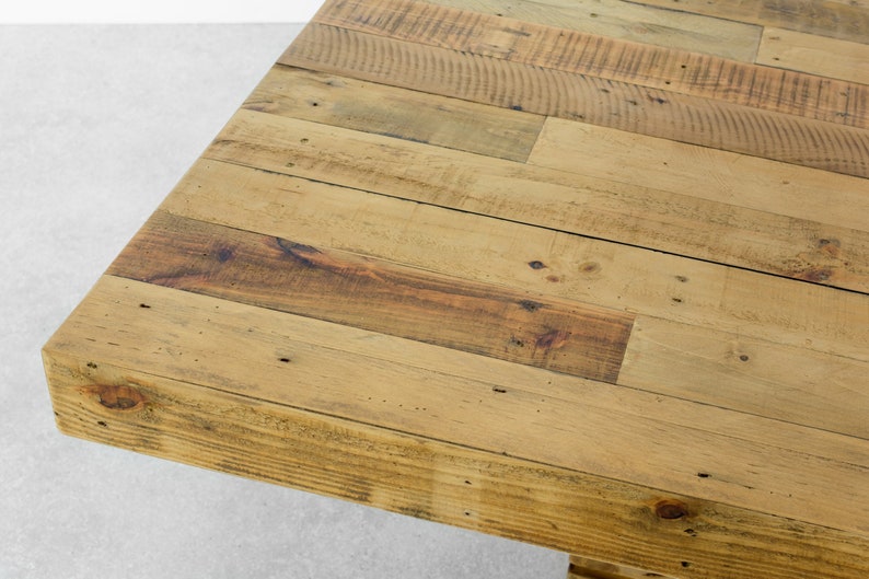 Melrose Fixed Top Reclaimed Wood Dining Table image 3