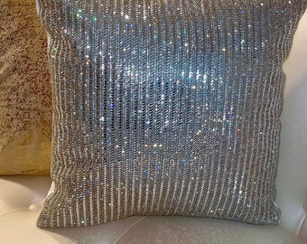 New Item! Glam Home Design Rhinestone Pillow Cover