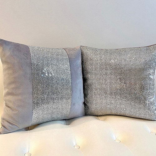 Crystal & Rhinestone Pillow Cover Etsy