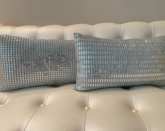 12x 20” Luxury Rhinestone Pillow Cover