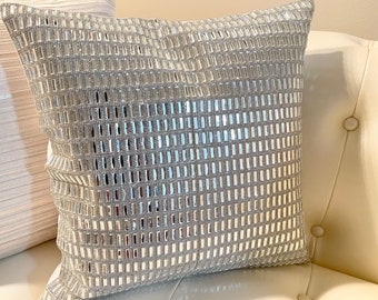 Crystal Rhinestone Pillow Cover