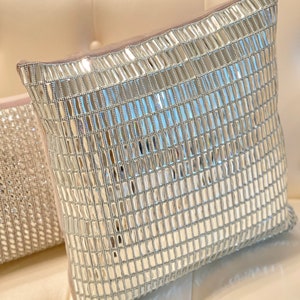 Crystal & Rhinestone Pillow Cover