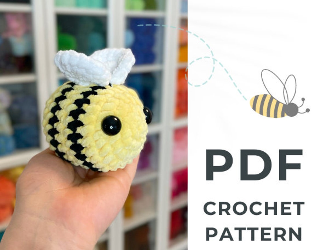 LOW SEW Itty Bitty Bumblebee Crochet Pattern - Etsy