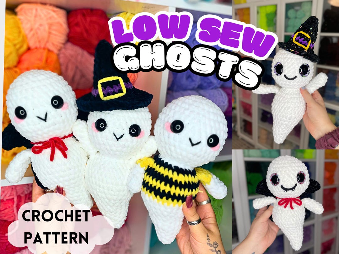 3in1 Costume Ghost Crochet Pattern - Etsy