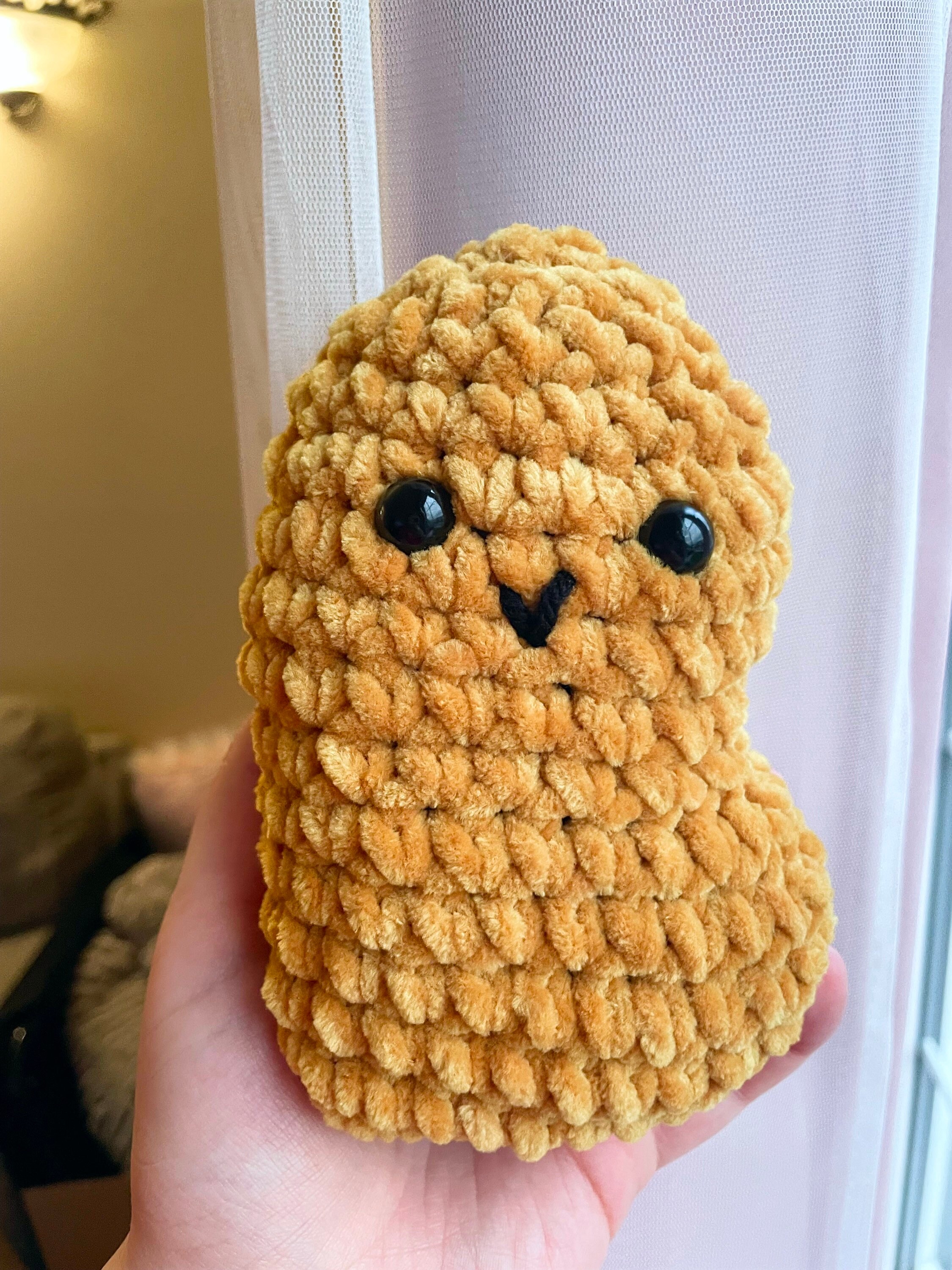 Toys & Games Handmade Crochet Amigurumi Chunky Chicken Nugget Stuffed