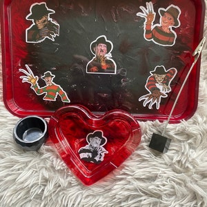 Freddy Krueger rolling / trinket tray set