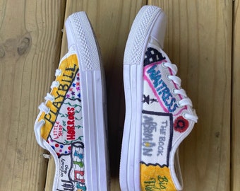 Custom broadway show converse Clearance