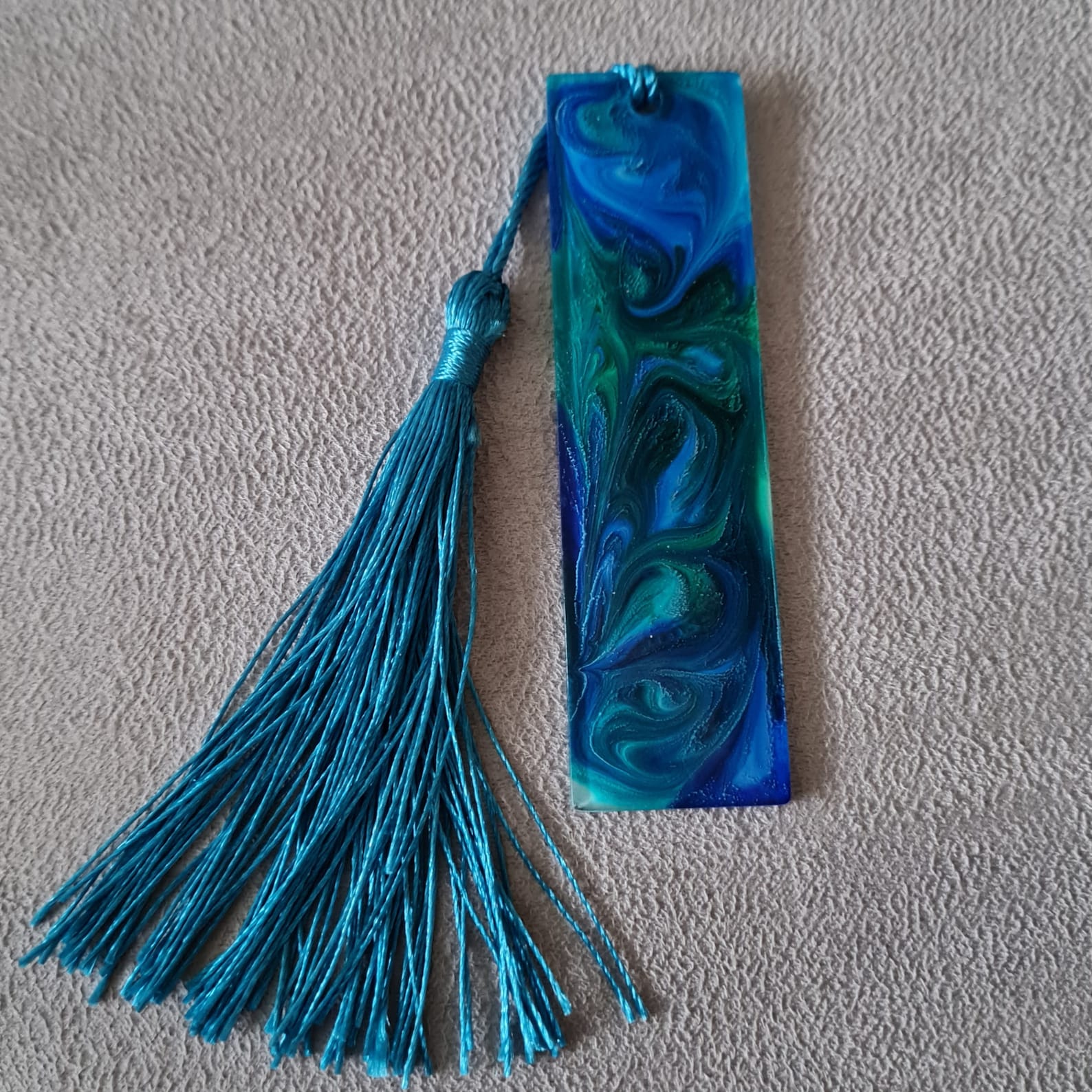 Handmade epoxy resin bookmark small Etsy