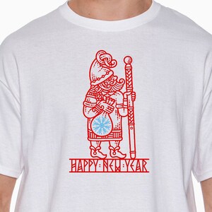 Happy New Year Celtic Art  100% Cotton Tee