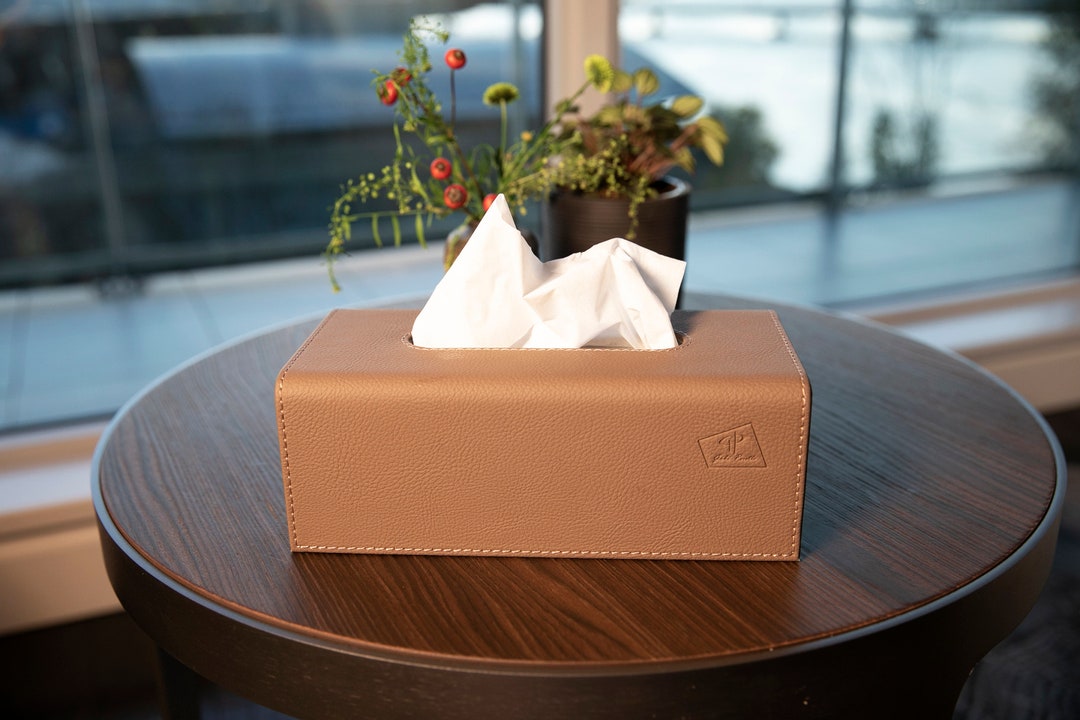 Artisan Leather Tissue Box-where Daily Essentials Meet Heirloom ...