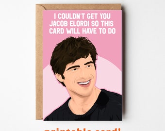 Jacob Elordi Birthday Greeting Card