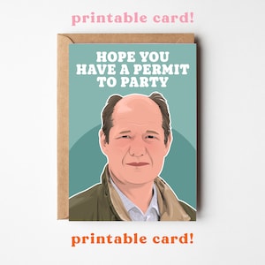 Charlie Ireland Permit Birthday Card Clarkson&#39;s Farm