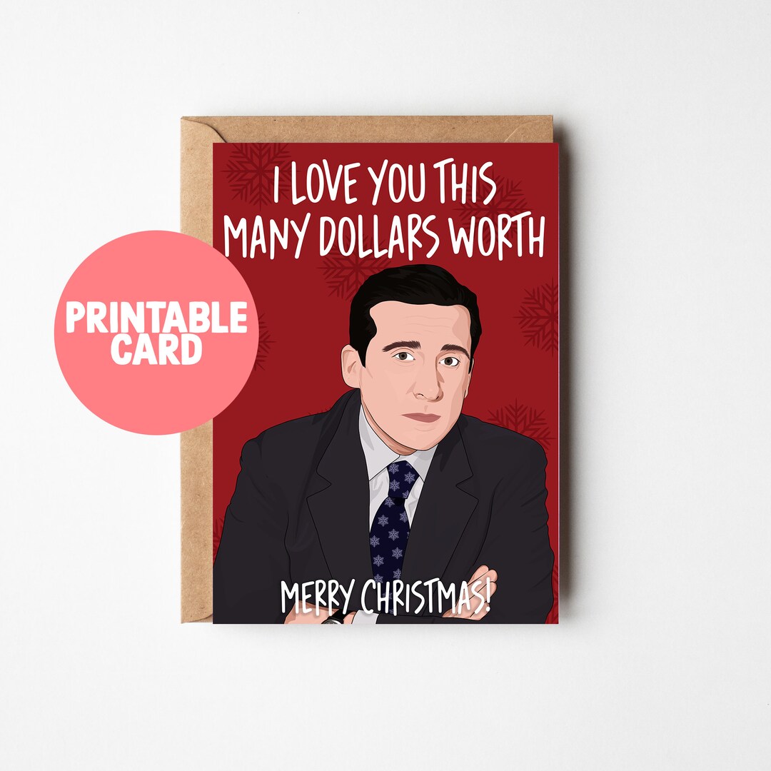 Michael Scott Christmas Card 
