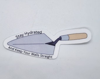 Trowel Archaeology / Anthropology  / Paleontology Excavation Water Bottle Sticker