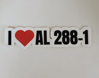 Paleoanthropology "I LOVE LUCY" fossil sticker