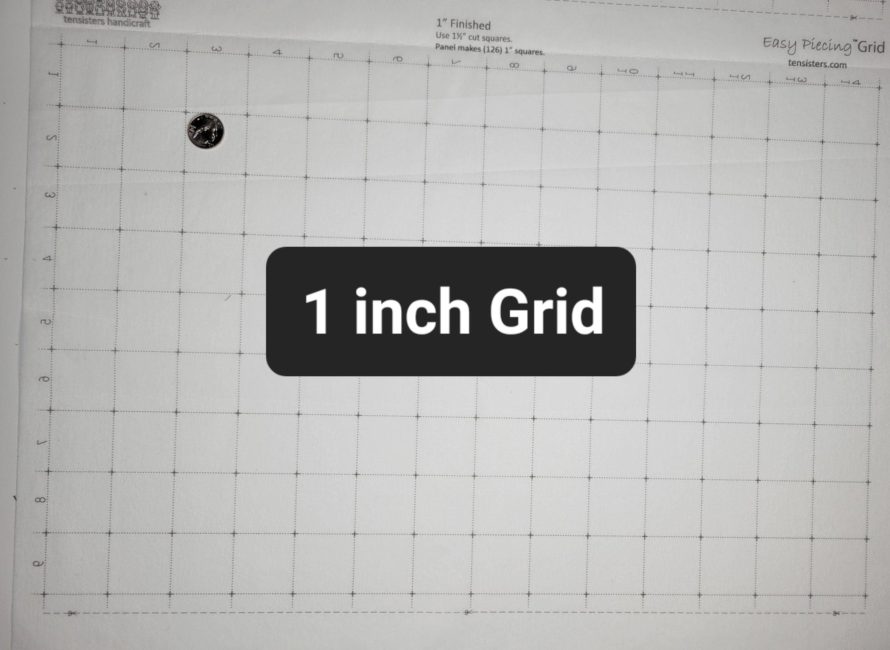 Easypiecing Grid From Ten Sisters Handicraft Half Inch, 1 Inch, 1.5 ...