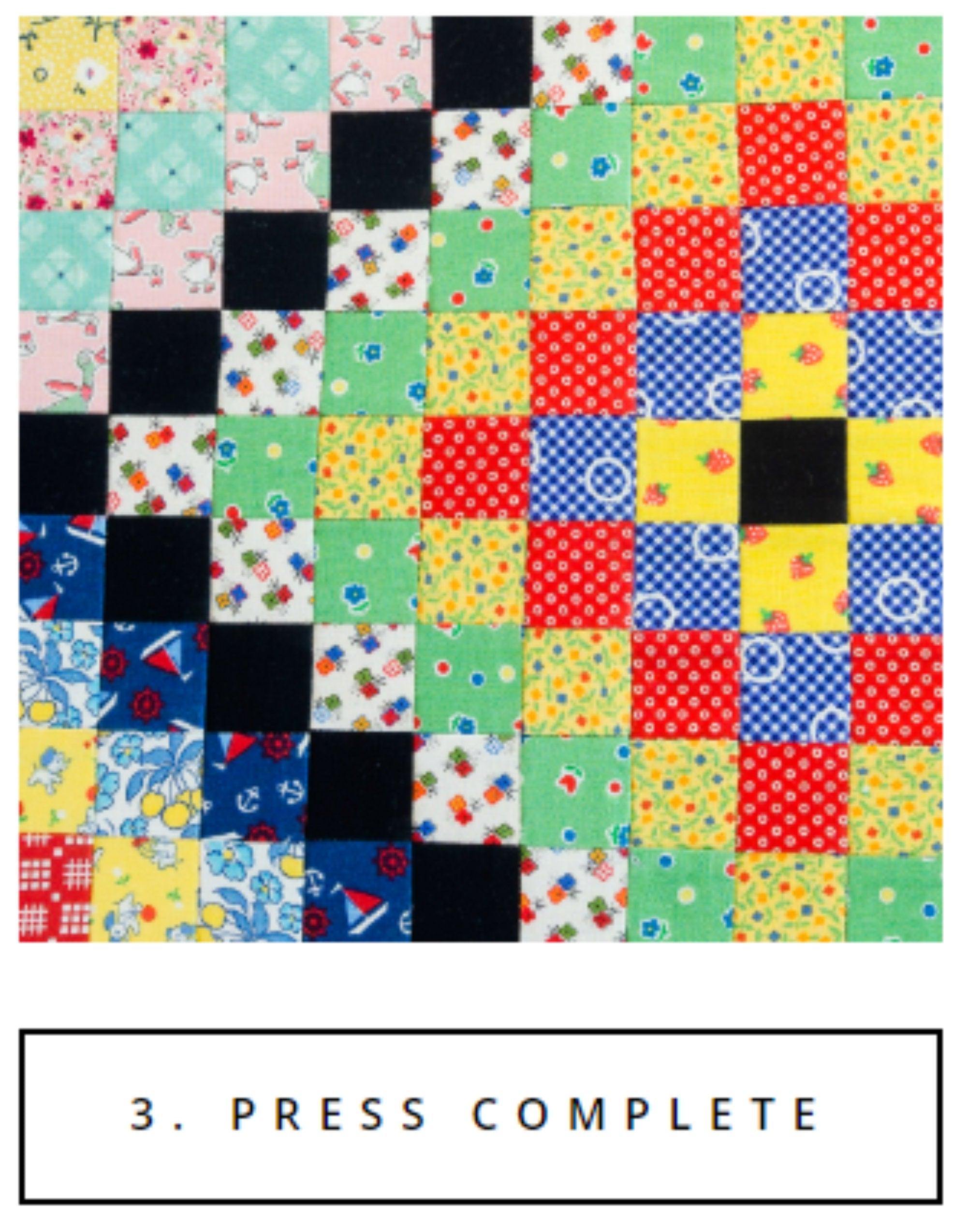 Sewing Machine Quilt Pattern Comes W/ 6-panels of Easypiecing Grid by ...