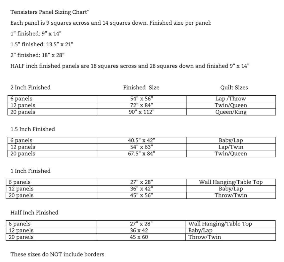 Easypiecing Grid From Ten Sisters Handicraft Half Inch, 1 Inch, 1.5