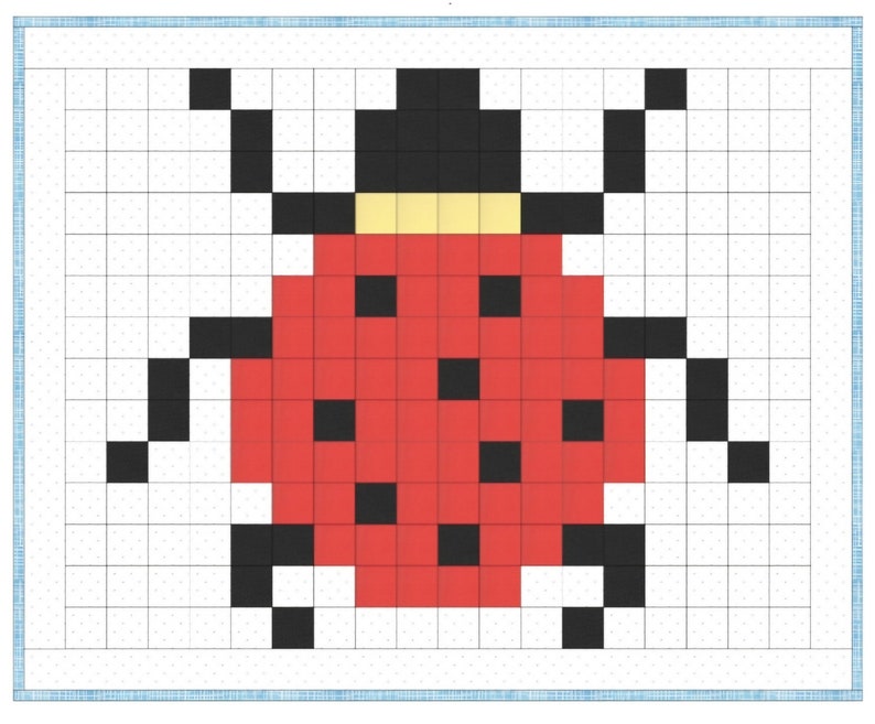 FREE Ladybug 2-panel Pattern W/ Purchase Easypiecing Grid by Tensisters ...