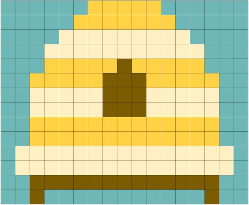 Bee Series-beehive Quilt Block Pattern Comes With 2-panels of ...
