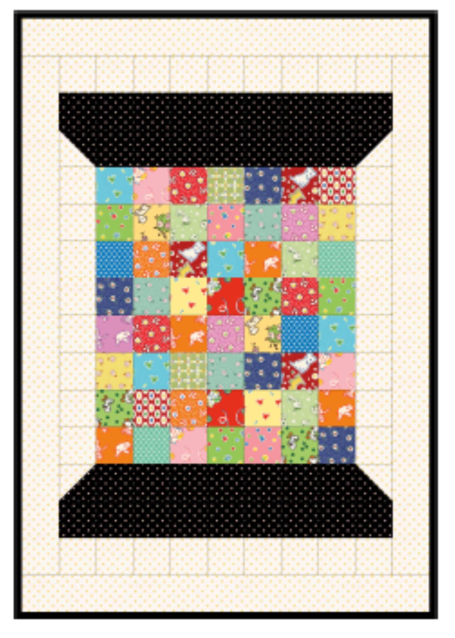 FREE Little Spool 1 Panel Pattern With Purchase Easypiecing Grid From ...