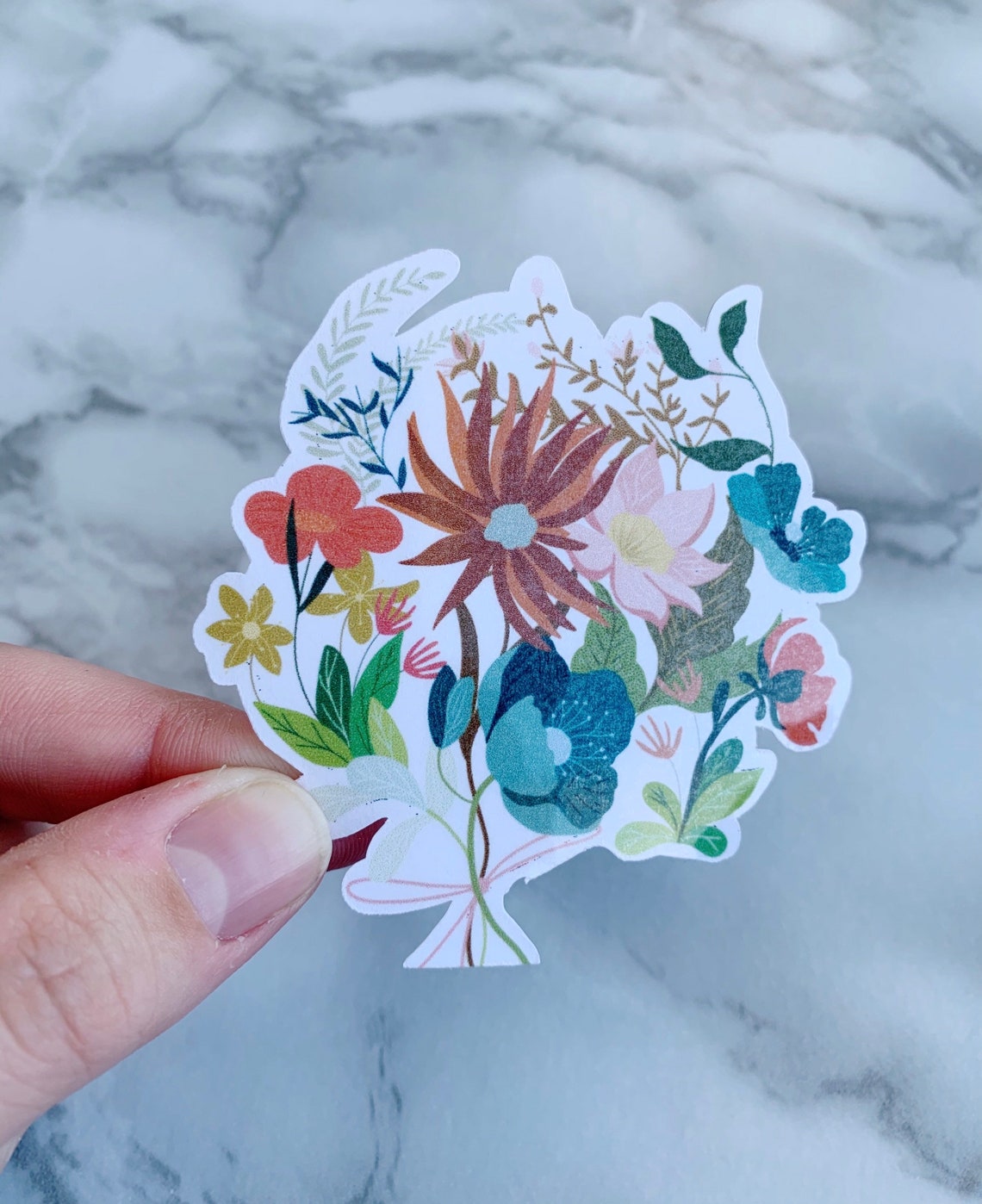 Flower bouquet stickers flower stickers bouquet stickers Etsy