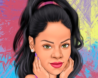 Cartoon portrait from your photo. Caricature portrait