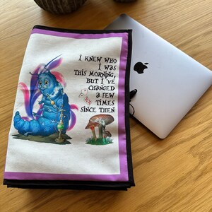 Alice in Wonderland,Alice mac book Sleeve with Button Closure,mac book protector,mac book sleeve, tablet sleeve,alice gift