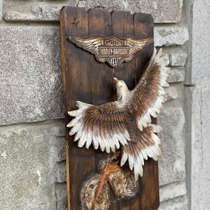 Gift for him Harley Davidson vintage wall decor, Harley Davidson gift,Harley Davidson gifts for him,Harley gift for boyfriend,