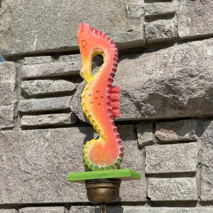 Seahorse sculpture, Seahorse Collectible Art, Devorative seahorse, seahorse decor,Seahorse gift, Seahorse figurine, custom pet sculpture