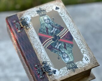 【レア】不思議の国のアリス 　ジュエリーボックス　コンプリート品 不思議の国のアリス ヴィンテージ ジュエリー ボックス、不思議の国の