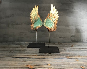 Alas de ángel, Escultura de alas de ángel, Accesorio de alas, Alas de ángel, Decoración del hogar, Accesorio decorativo, Regalos para madre, Especial del Día de la Madre