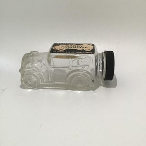 Glass Car Candy Container