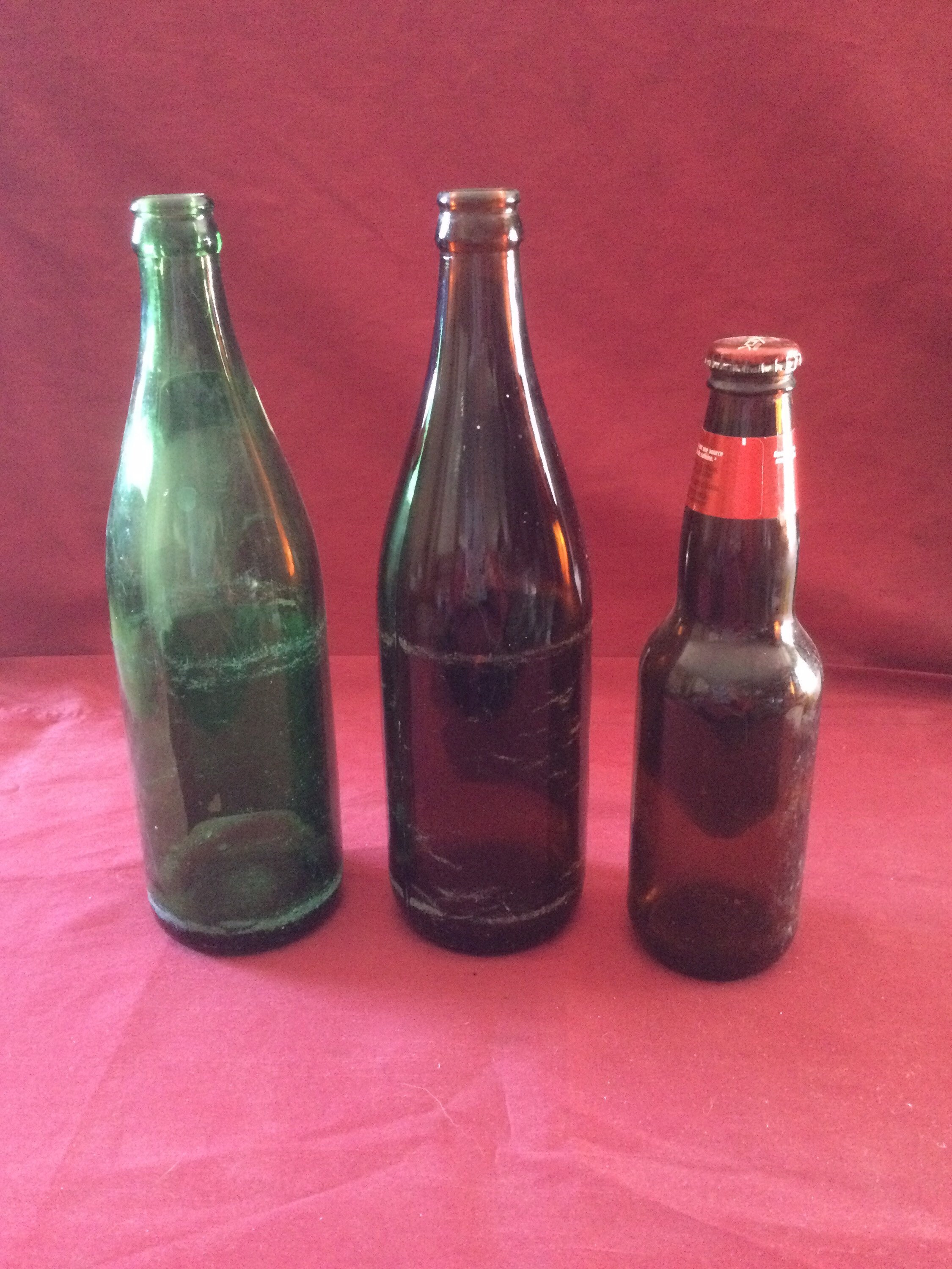3 Vintage Molson Beer Bottles Etsy