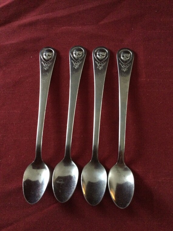 Set of 4 Gerber Baby Spoons Etsy
