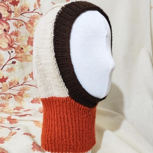 Handknitted Multicolor Balaclava: Crochet Winter Hat