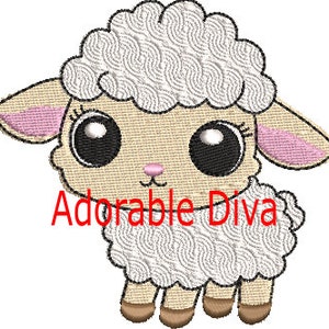 Sheep embroidery file