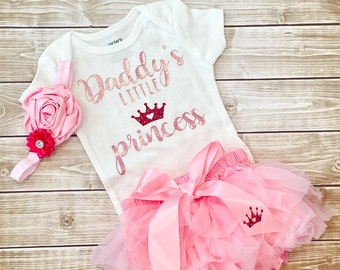 DADDY'S PRINCESS, Baby Girl Outfit, Coming Home, Baby Girl Gift, Newborn Girl,Princess Girl, Baby Girl Clothing, Daddy's Girl, Love my daddy