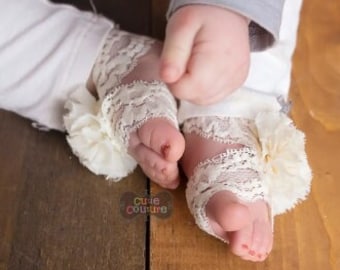 SANDALIA INFANTIL DECALZA-Encaje-Estilo Boutique-Sandalias Bebé-Zapatos Shabby-Sandalias recién nacido-sandalias flores-Shabby Chic-primeros zapatos-encaje-recién nacido