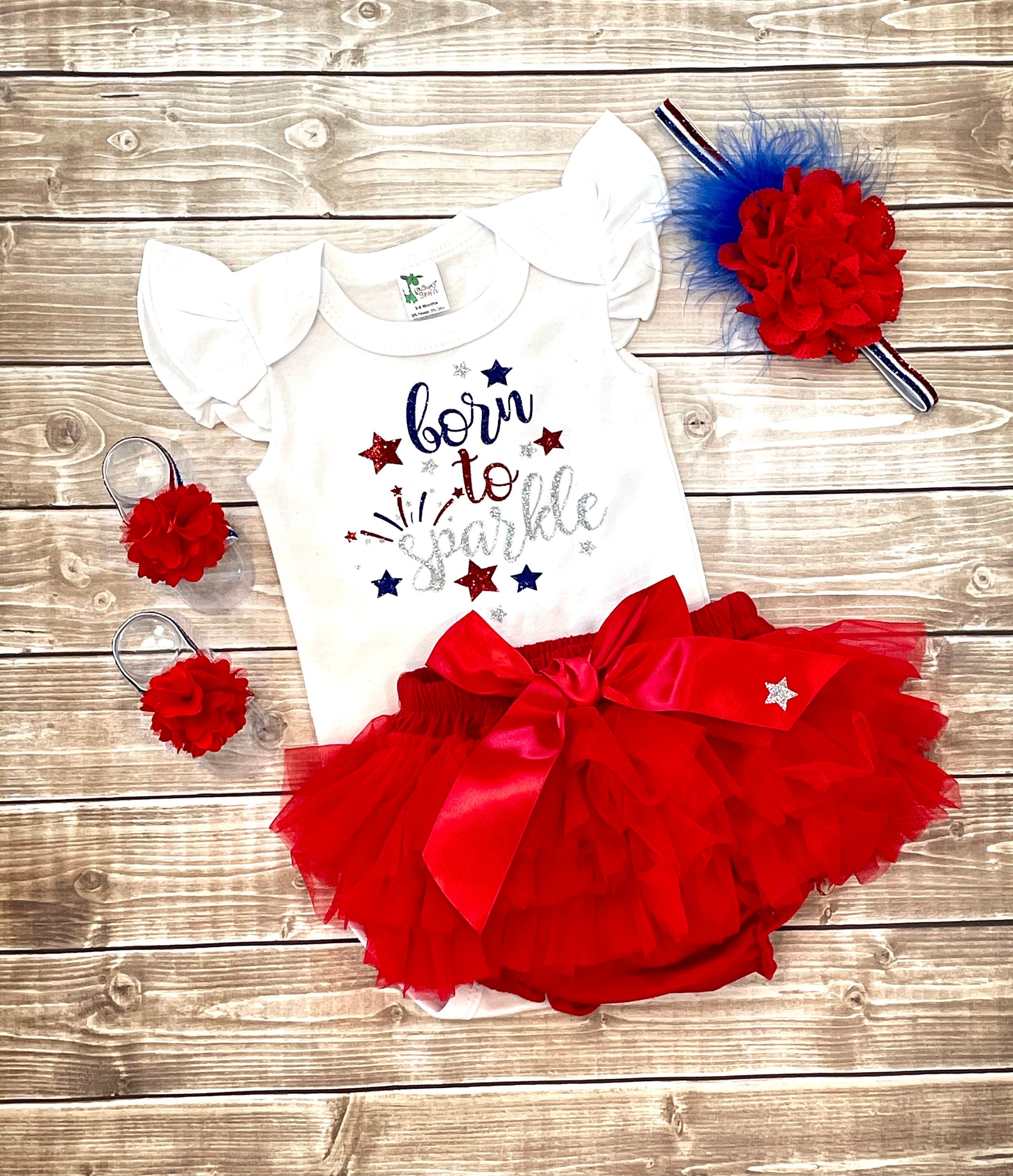 My First Fourth Of July 4th Of July Baby Boy Outfit - My First Independence Day Romper Set With Hat & Pants Baby Clothes