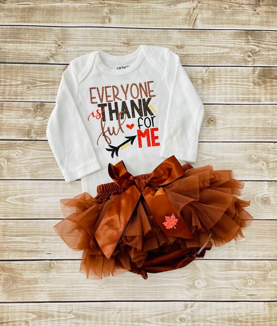 My first thanksgiving outfit girl newborn online