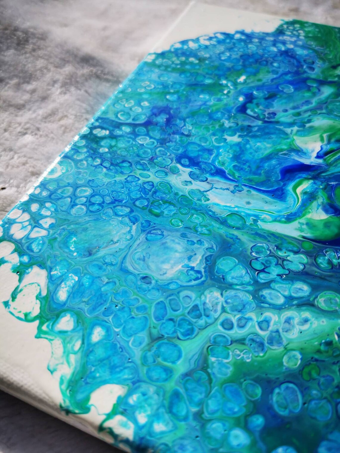 18 Acryl Pouring Painting 30x24cm Etsy