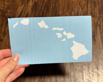Hawaiian Islands Vinyl Decal