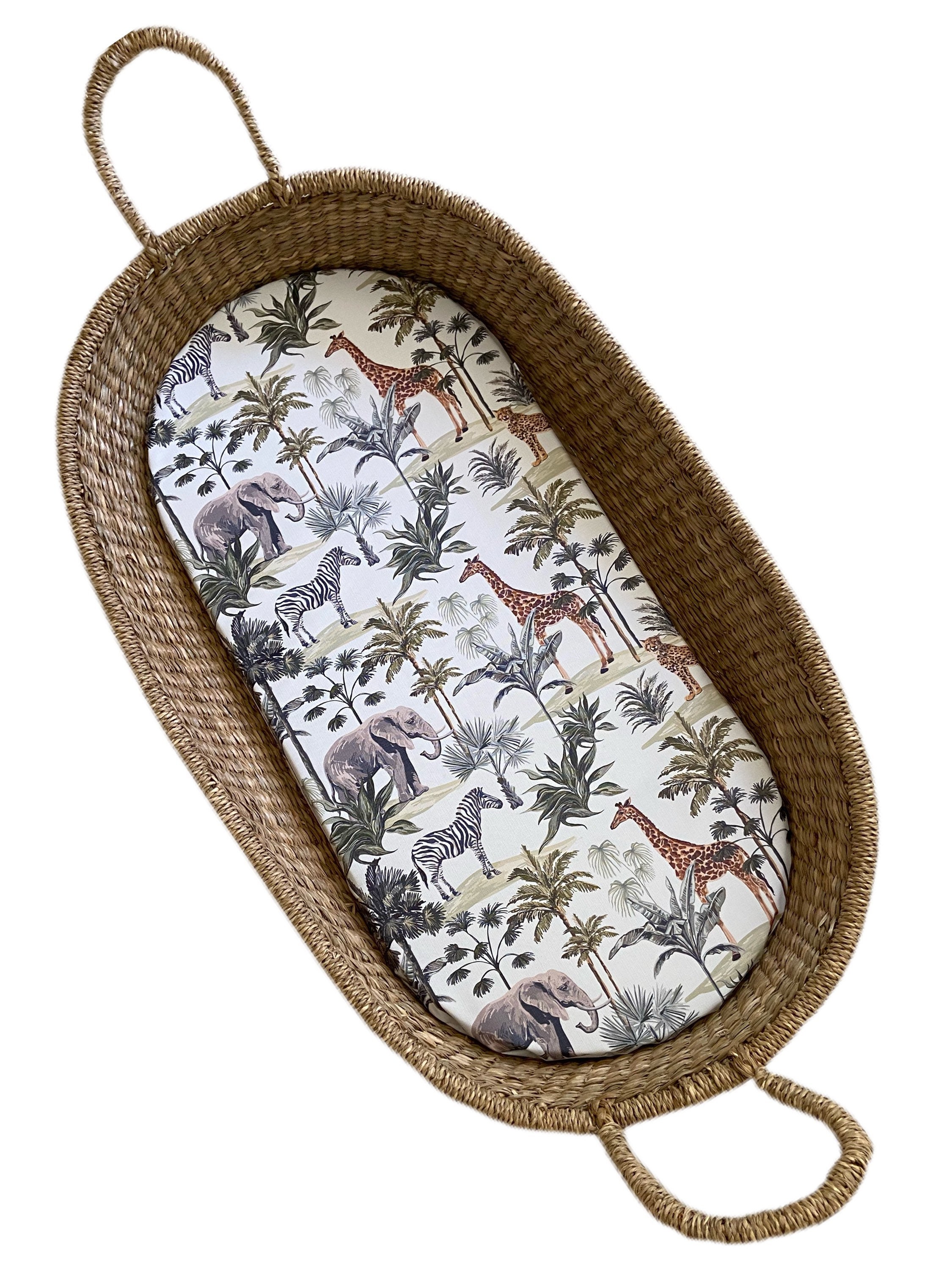 Luxury padded Wipeable baby changing basket insert / mat / Etsy