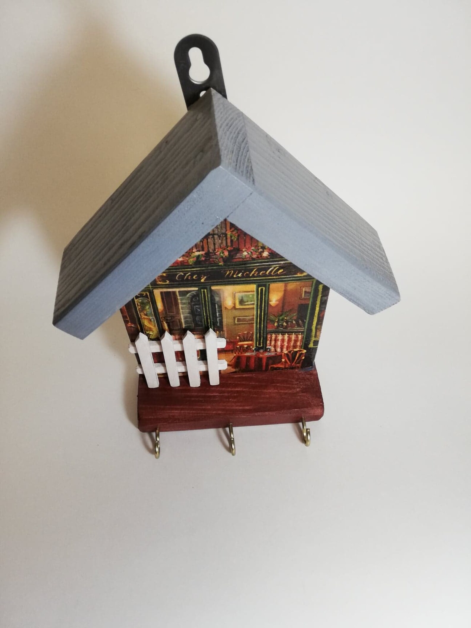 Handmade wooden garden decorhanging decor for keys home and Etsy