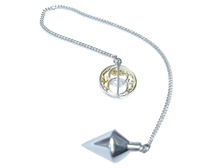 Solid Silver Chalice Well Pendulum