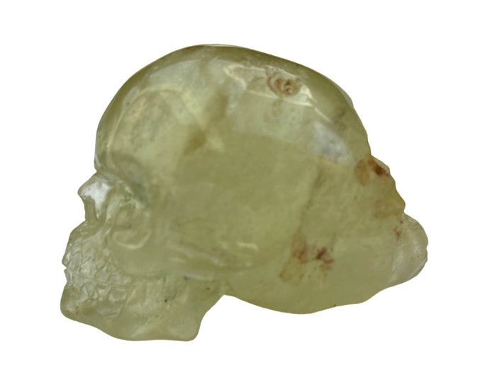 Libyan Gold Tektite  Skull