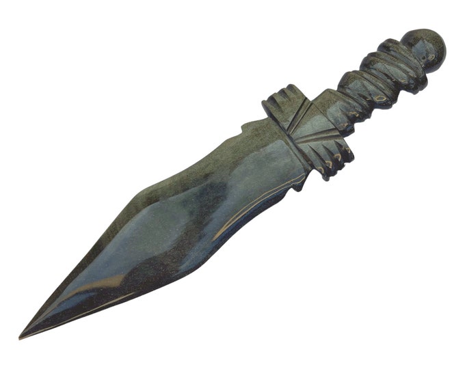 Gold Sheen Obsidian Dagger