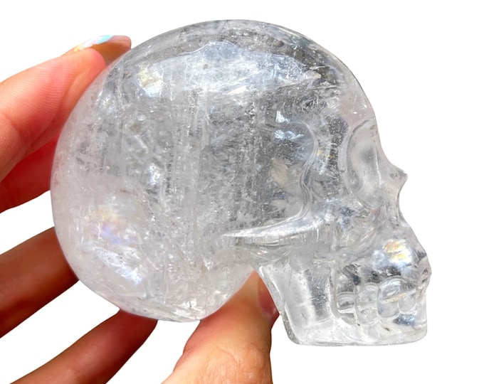 Hight Quality Clear Quartz Skull