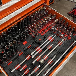 Gridfinity Tool Grid For U.S. GENERAL 30 in, 1-Drawer Service Cart